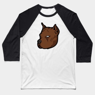 Brown pitbul Baseball T-Shirt